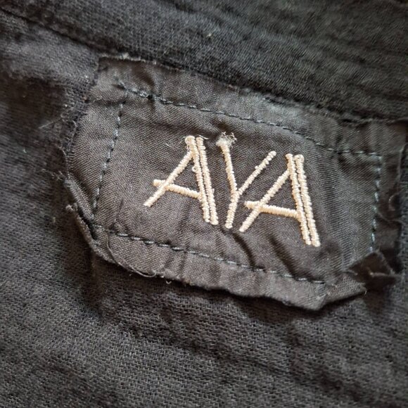 Aya Sacred Wear Black Summer Open Belly Top and Skirt NWOT - Picture 6 of 7